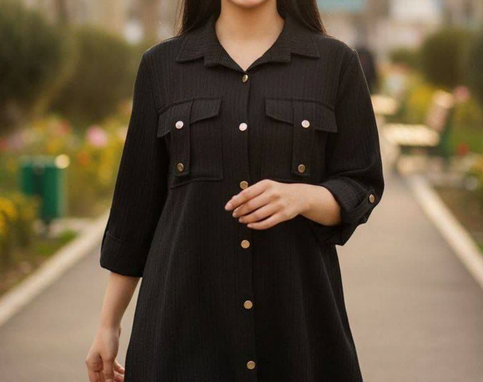 شومیز مانتویی مدل محرمی