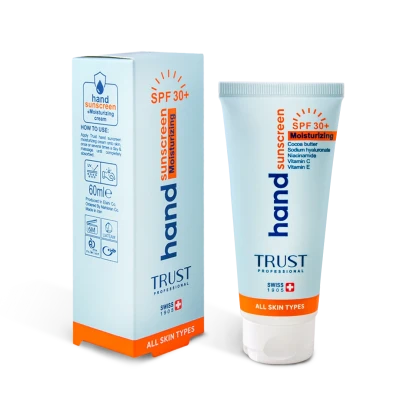 کرم تخصصی دست ضدآفتاب و آبرسان +SPF30 بی‌رنگ تراست